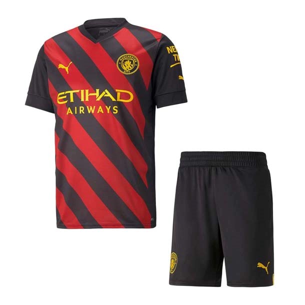 Camiseta Manchester City Segunda equipo Niño 2022-23